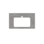 Столешница из керамогранита Фондамента 80, серая, PL2.DL500920R\80