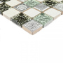 Мозаика Bali Bonaparte серебряная 30см*30см*8мм (1уп/11шт/) стекло, керамика, шт