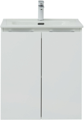 Тумба под раковину Aquanet Алвита New 60 2 дверцы, белый матовый Тумба под раковину Aquanet Алвита New 60 2 дверцы, белый матовый