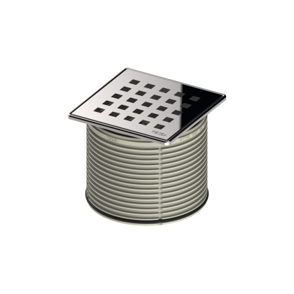 Декоративная решетка TECEdrainpoint S "quadratum", 100 мм, в стальной рамке, с монтажным элементом