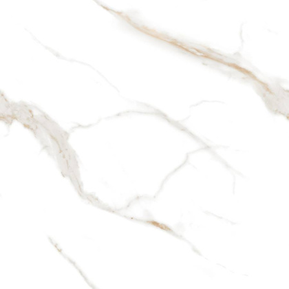 Calacatta Sharp Gold Керамогранит белый 80х80 Полированный
