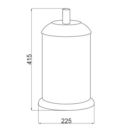 Ведро MURANO CRYSTAL_Комплект 10914-CRST-CH Boheme