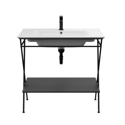 Металлическая структура PIANO Next напольная 85, черная матовая PIA.N.85\BLK