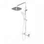 DX218092000 Option, душевая система с ТМС Для душа: верхний душ 230*230мм, ручной душ 120мм, 3 режим