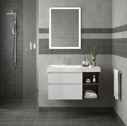 Плитка настенная 1321Н Матрикс серый темный из 12-ти частей 29.8*39.8*7 (96шт\0.94м2), м2