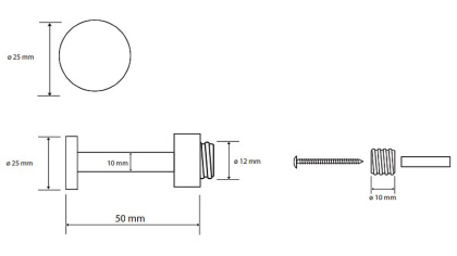 Крючок Bemeta Omega 104206024 Хром