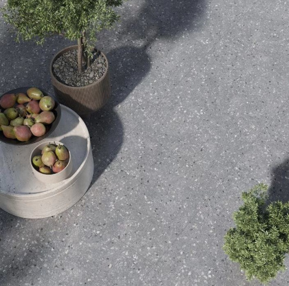 Подступенок Терраццо серый 60x10,7x0,9