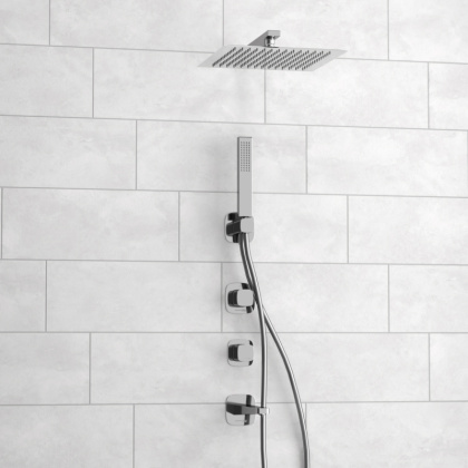 A8651.313.314.090.118.326.087.103 Встраиваемый комплект для ванны с верхней душевой насадкой, лейкой