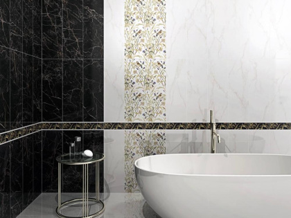 Декор SST\А02\12105R Астория Птицы белый обрезной 25*75*9 (1уп/6шт), шт