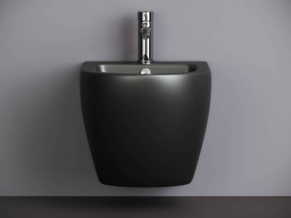 Биде подвесное Ceramica Nova Metropol CN4003MB, черное матовое Биде подвесное Ceramica Nova Metropol CN4003MB, черное матовое
