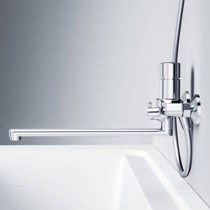 F85A90500 X-Joy, TouchReel д/ванны/душа, излив 300 мм, Хром, шт.