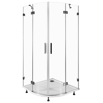 Душевой уголок Aquanet Beta NWD2242 100x100, R550, прозрачное стекло
