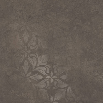 Хадду коричневый матовый декорированный 40,2x40,2x0,8