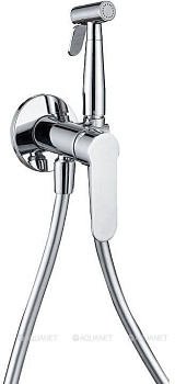 Смеситель с гигиеническим душем Aquanet Passion AF300-52С (с внутренней частью)