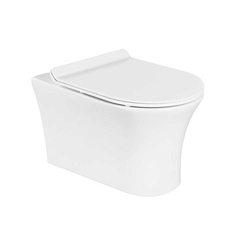 ANCONA Чаша унитаза подвесного безободкового BB1224CHR-SM