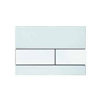 Стеклянная панель смыва унитаза TECEsquare для системы с двойным смывом