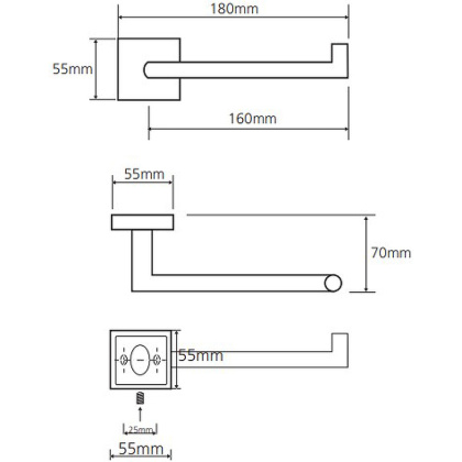 Держатель туалетной бумаги Bemeta Beta 132212032 Хром