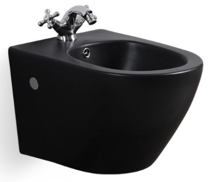 Биде Timo KULO TK-404 MB подвесное черное матовое Биде Timo KULO TK-404 MB подвесное черное матовое