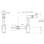 Сифон для раковины Z-типа