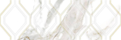 Декор Beryl белый 25х75,шт Декор Beryl белый 25х75,шт