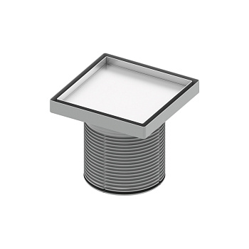 Основа для плитки TECEdrainpoint S "plate", 150 мм, нержавеющая сталь, в стальной рамке, с монтажным элементом