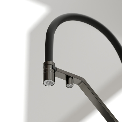 Смеситель для кухни SANCOS Loro с возможностью подключения фильтра для воды, цвет вороненая сталь, арт. SC4007GG Смеситель для кухни SANCOS Loro с возможностью подключения фильтра для воды, цвет вороненая сталь, арт. SC4007GG