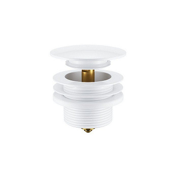 Пробка Click-clack для отдельностоящей ванны ARIN.2485.01WH (белая) Пробка Click-clack для отдельностоящей ванны ARIN.2485.01WH (белая)