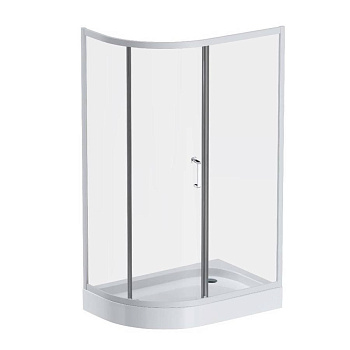 W83G-302U120CT64 Like Solo Slide 120 Душ. ограждение Like 120x80, стекло прозрачное, проф мат.Серый