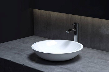 Раковина Salini CALLISTA 105 1101205SMRF S-Stone покраска по RAL полностью, накладная, матовая