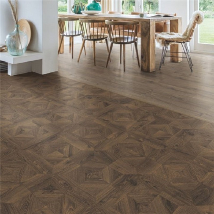 Ламинат Quick-Step  Impressive patterns Ultra IPU4145 Дуб кофейный брашир. (12мм/33кл/1,426м2) (1 20, м2