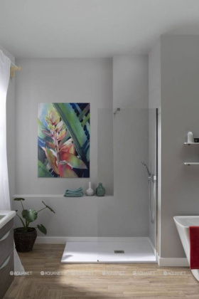 Боковая стенка Aquanet Cinetic AE12-F-80H190U-CT 800, прозрачное стекло