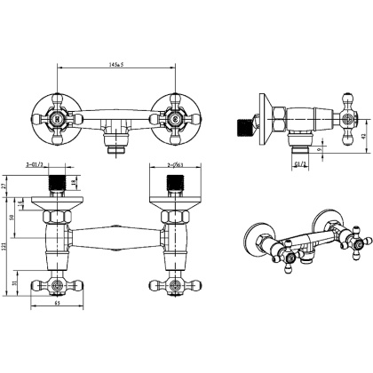 Смеситель для душа_Комплект