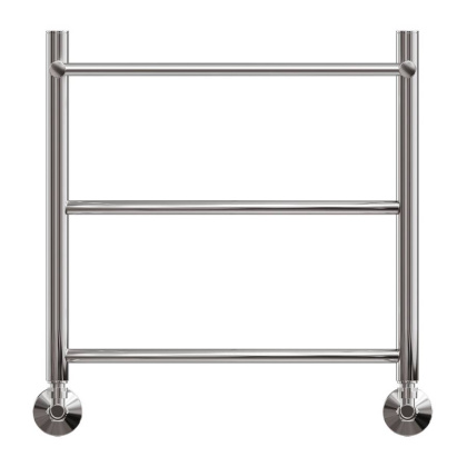 Полотенцесушитель водяной Point Афина PN04155P П2 500x500 с полкой, хром Полотенцесушитель водяной Point Афина PN04155P П2 500x500 с полкой, хром