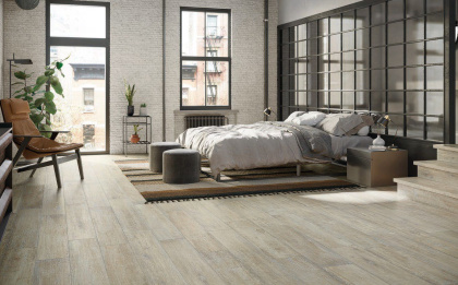 Керамогранит 610010001983 Brenta уайт (22,5см*90см*9мм) (7шт/1,417м2) Натуральный