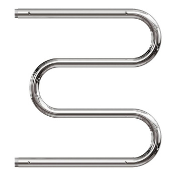 Полотенцесушитель водяной Point PN38555P 500x500 М-образный (1") с полкой, хром Полотенцесушитель водяной Point PN38555P 500x500 М-образный (1") с полкой, хром