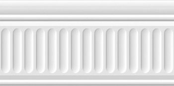 Бордюр 19048\3F Бланше белый структурированный 9,9*20*9.2 (уп\34 шт), шт