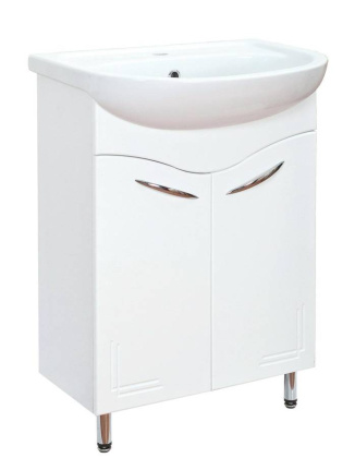 Тумба Onika Лада 60 напольная, белая (ум. Эллада 60)