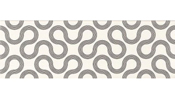 Плитка настенная Spin White-Black Geo 25х75 (O-SPI-WTU441) (6шт/1,125м2), м2