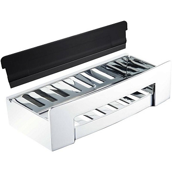 Полочка для мыла - мыльница включая скребок для душеваой кабины