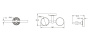 2 стакана с держателем, RG1022Q Rose, Бронза 2 стакана с держателем, RG1022Q Rose, Бронза