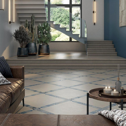 Плитка настенная 11218R Онда серый  (60см*30см*10мм) (7шт/1,26м2) бетон, м2