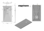 Поддон для душа из искусственного камня  VST-4SR9017W, 1700*900*30, белый матовый