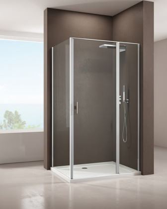 Душевой уголок Allen Brau Priority 120x100 3.31031.00 + 3.31046.00 хром