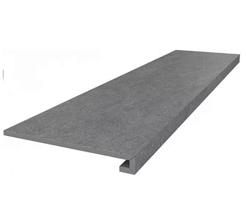 Ступень клееная Фондамента серый темный 33x119,5x0,9