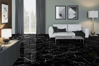 Керамогранит FOSSIL SLATE 60х60 HIGH GLOSS, Oasis