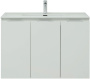 Тумба под раковину Aquanet Алвита New 100 3 дверцы, белый матовый