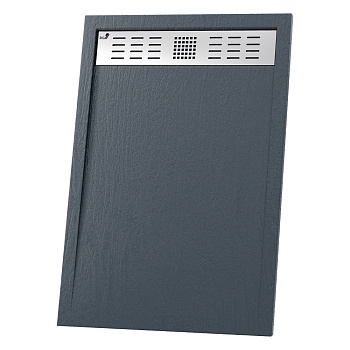 Душевой поддон RGW STМ-138G 80 x 130 см, прямоугольный, из искусственного камня, графит, 14202813-02