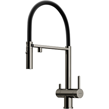 Смеситель для кухни SANCOS Imola с возможностью подключения фильтра для воды, цвет вороненая сталь, арт. SC4010GG Смеситель для кухни SANCOS Imola с возможностью подключения фильтра для воды, цвет вороненая сталь, арт. SC4010GG