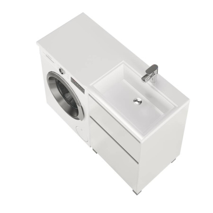 Шкаф-пенал Creto Luna 40 левый 17-PenIV40L Ivory