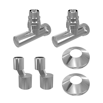 Комплект подключения Lemark LM03412R с круглыми вентилями Комплект подключения Lemark LM03412R с круглыми вентилями